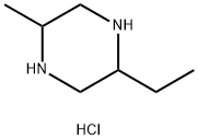 2-ethyl-5-Methyl-Piperazine hydrochloride Struktur