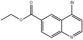 ethyl 4-broMoquinoline-6-carboxylate Struktur