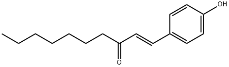 (E)-1-(4-Hydroxyphenyl)dec-1-en-3-one Struktur