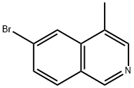 6-broMo-4-Methylisoquinoline Struktur