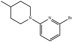 2-broMo-6-(4-Methylpiperidin-1-yl)pyridine Struktur