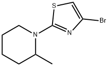 4-Bromo-2-(2-methylpiperidino)thiazole Struktur