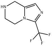 3-(trifluoroMethyl)-5,6,7,8-tetrahydroiMidazo[1,5-a]pyrazine Struktur