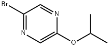 2-broMo-5-isopropoxypyrazine Struktur