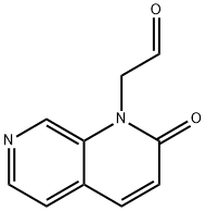 2-(2-oxo-1,7-naphthyridin-1(2H)-yl)acetaldehyde Struktur