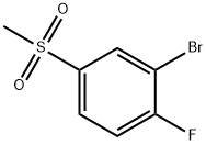 2-BroMo-1-fluoro-4-Methanesulfonylbenzene Struktur