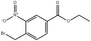 Ethyl4-(bromomethyl)-3-nitrobenzoate Struktur