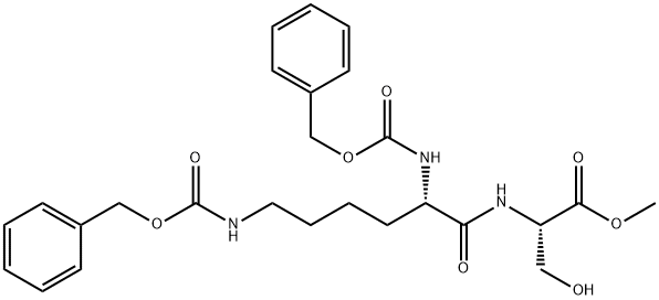 N,N'-BIS(CARBOBENZYLOXY)LYSYLSERINE METHYL ESTER Struktur