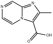 2-Methyl-imidazo[1,2-a]pyrazine-3-carboxylic acid Struktur