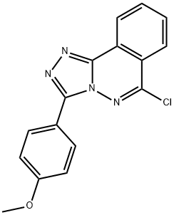 6-chloro-3-(4-Methoxy-phenyl)-[1,2,4]triazolo[3,4-a]phthalazine Struktur