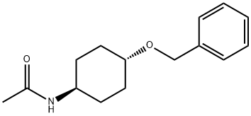 trans-N-[4-(PhenylMethoxy)cyclohexyl]acetaMide Struktur