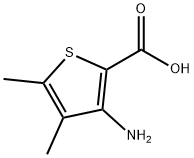 3-AMino-4,5-diMethylthiophene-2-carboxylic acid Struktur