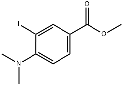 Methyl 4-(diMethylaMino)-3-iodobenzoate Struktur