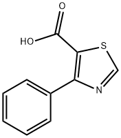 4-Phenylthiazole-5-carboxylic acid Struktur