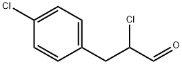 2-chloro-3-(4-chlorophenyl)propanal Struktur