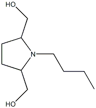 (1-Butylpyrrolidine-2,5-diyl)diMethanol Struktur