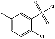 2-chloro-5-Methylbenzene-1-sulfonyl chloride Struktur