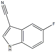 5-Fluor-3-cyanoindole Struktur