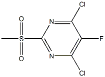 4,6-dichloro-5-fluoro-2-(Methylsulfonyl)pyriMidine Struktur