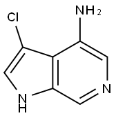 4-AMino-3-chloro-6-azaindole Struktur