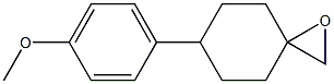 6-(4-Methoxyphenyl)-1-oxaspiro[2.5]octane Struktur