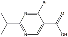 4-BroMo-2-isopropylpyriMidine-5-carboxylic acid Struktur