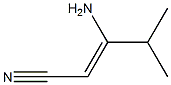 3-AMino-4-Methylpent-2-enenitrile Struktur