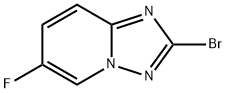 2-BroMo-6-fluoro-[1,2,4]triazolo[1,5-a]pyridine Struktur