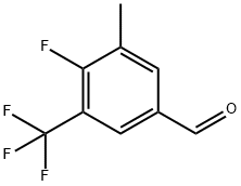 4-Fluoro-3-Methyl-5-(trifluoroMethyl)benzaldehyde, 97% Struktur