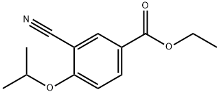 ethyl 3-cyano-4-isopropoxybenzoate Struktur