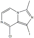 8-chloro-1-iodo-3-MethyliMidazo[1,5-a]pyrazine Struktur