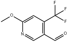 6-Methoxy-4-(trifluoroMethyl)nicotinaldehyde Struktur