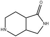 octahydro-1H-pyrrolo[3,4-c]pyridin-1-one Struktur