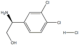 (S)-2-AMino-2-(3,4-dichlorophenyl)ethanol hydrochloride Struktur