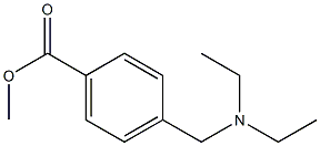 methyl 4-[(diethylamino)methyl]benzoate Struktur