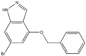 4-benzyloxy-6-BroMoindazole Struktur