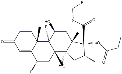 Fluticasone EP IMpurity E Struktur