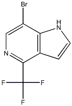 7-BroMo-4-trifluoroMethyl-5-azaindole Struktur