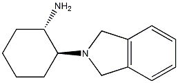 S,S-2-(1,3-dihydro-2H-isoindol-2-yl)-CyclohexanaMine Struktur