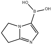 6,7-dihydro-5H-pyrrolo[1,2-a]iMidazol-3-ylboronic acid Struktur