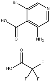 3-AMino-5-broMo-isonicotinic acid trifluoroacetate Struktur