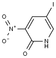 5-Iodo-3-nitro-1H-pyridin-2-one Struktur