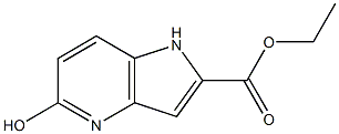 5-Hydroxy-4-azaindole-2-carboxylic acid ethyl ester Struktur