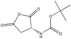 Boc-D-Aspartic anhydride Struktur