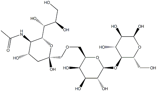 Siallyllactose Struktur