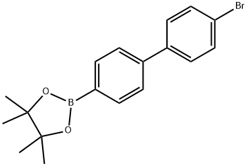 2-(4'-broMobiphenyl-4-yl)-4,4,5,5-tetraMethyl-1,3,2-dioxaborolane Struktur