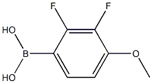 4-Methoxy-2,3-difluorophenylboronicacid Struktur