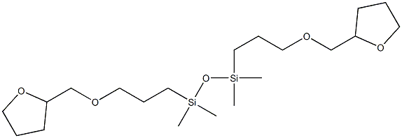 1,3-BIS(TETRAHYDROFURFURYLOXYPROPYL)TETRAMETHYLDISILOXANE Struktur