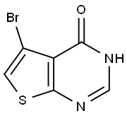 5-BroMothieno[2,3-d]pyriMidin-4(3H)-one Struktur