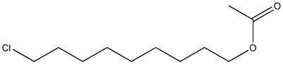 9-chloro-1-nonanol acetate Structure